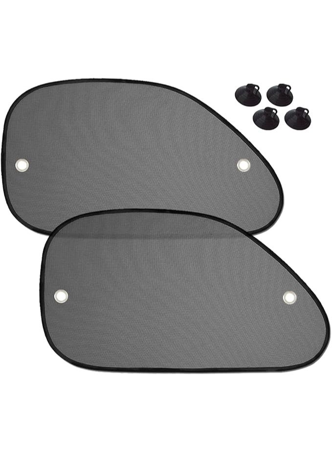 2-Piece Car Window Sun Shade, 21"x14" Anti-Glare UV Protection for Kids, Universal Fit - Image 1