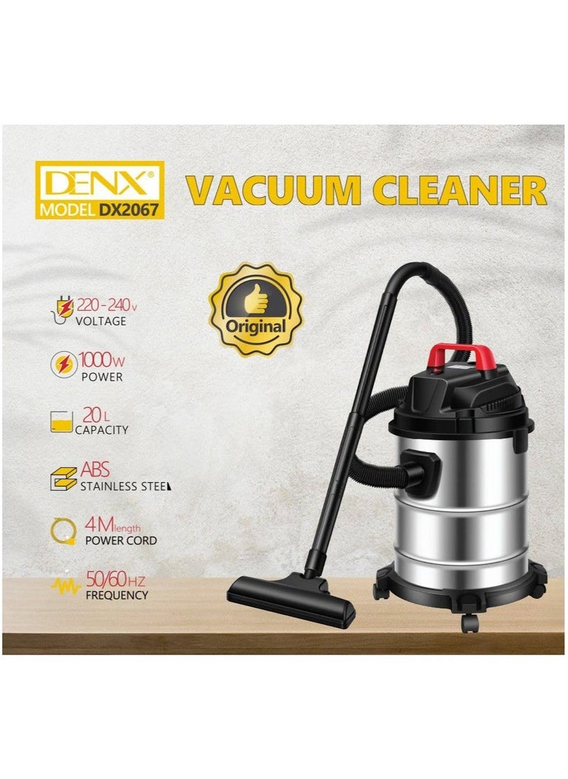Denx Dx2067 Multi-Purpose Vacuum Cleaner 1000W Power For Cleaning Dry And Wet Surfaces - Image 2