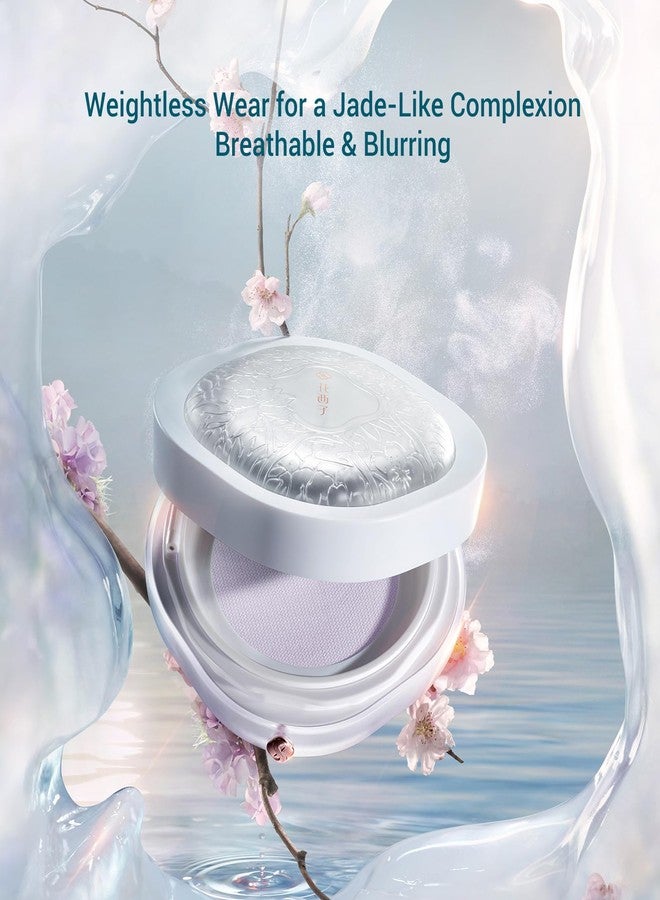 FLORASIS Breathable Loose Setting Powder, Flawless Jade Lightweight Long-Lasting Makeup Powder for Face (08 Amber) - Image 5