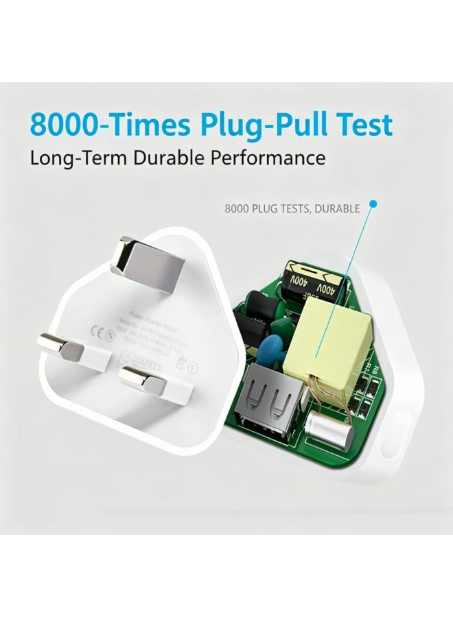 5V 1A USB-A UK Plug Wall Charger for Mobile Phones and Smart Devices - Image 2