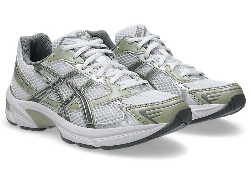 ASICS Womens GEL-1130 White/Dried Leaf Green Sneakers - 7 UK (1202A164.124) - Image 4
