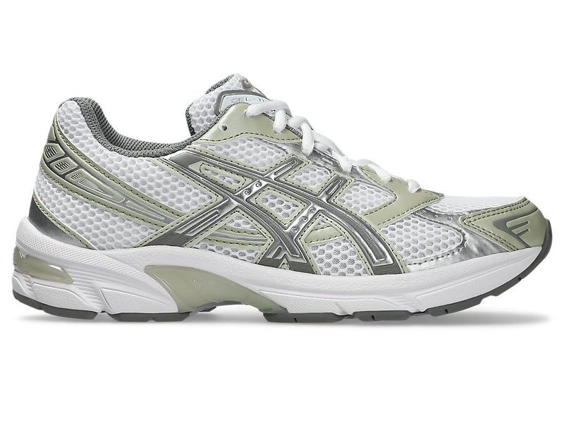 ASICS Womens GEL-1130 White/Dried Leaf Green Sneakers - 7 UK (1202A164.124) - Image 1