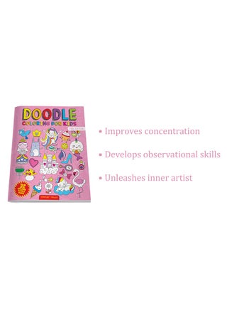 Doodle Coloring For Kids Blue Edition