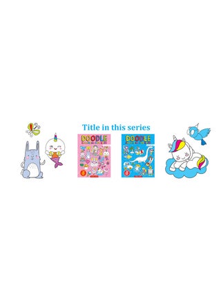 Doodle Colouring for Kids: Pink Edition