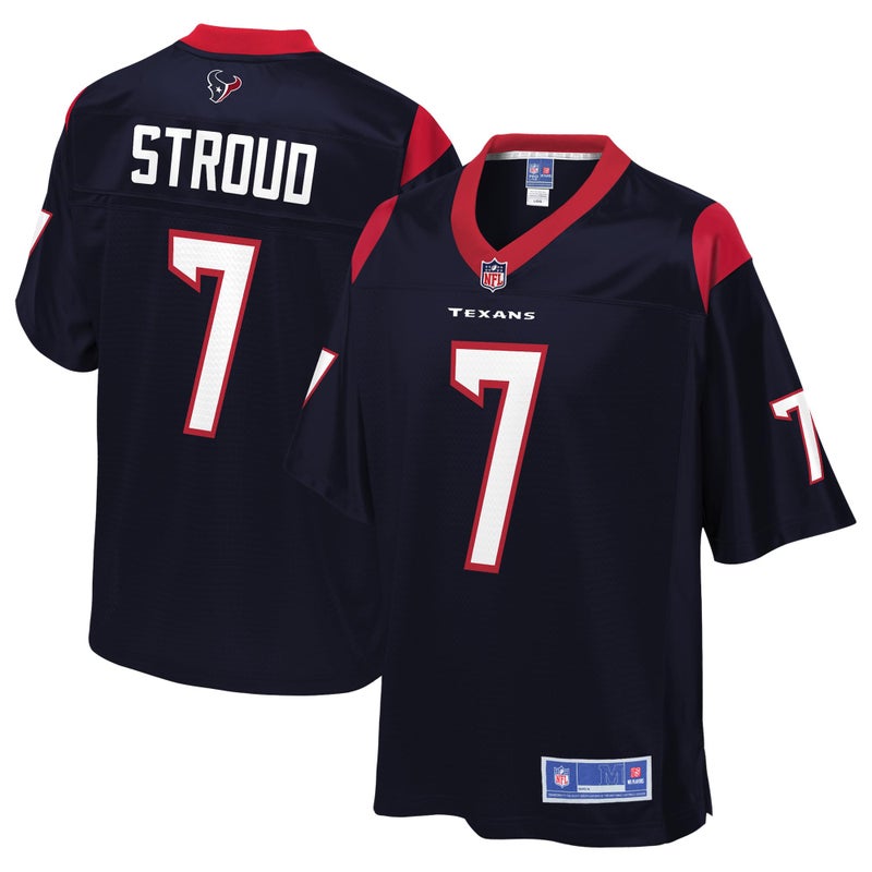 NFL PRO LINE Men's C.J. Stroud Navy Houston Texans Pro Line Jersey - Image 1