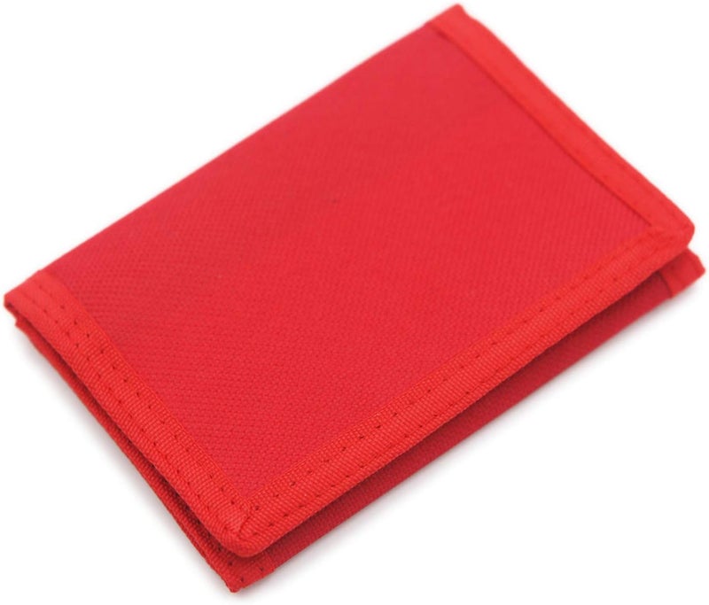 AI-DEE RFID Trifold Canvas Outdoor Sports Wallet for Kids - Front Pocket Wallet with Magic Sticker - Image 1