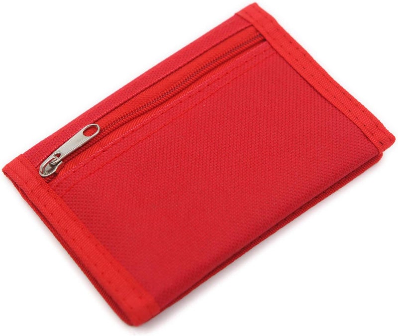 AI-DEE RFID Trifold Canvas Outdoor Sports Wallet for Kids - Front Pocket Wallet with Magic Sticker - Image 5