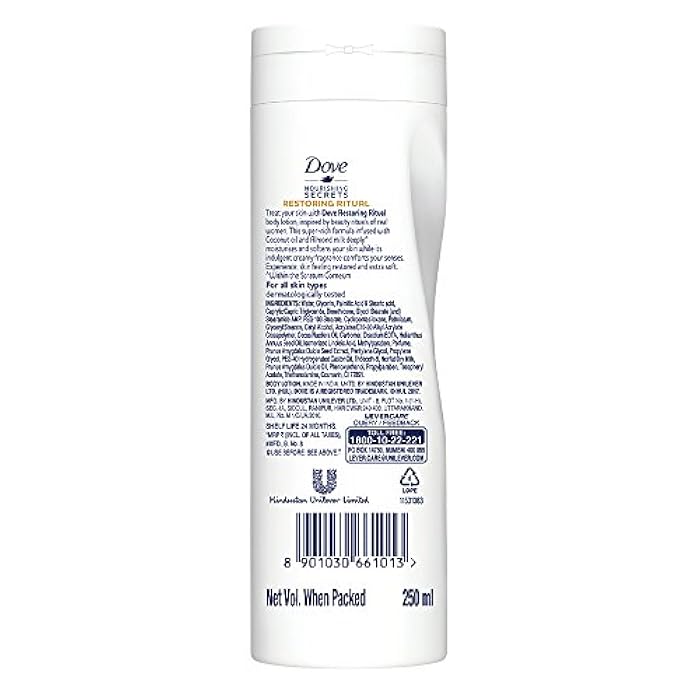 Dove Restoring Ritual Body Lotion, 250ml - Image 3