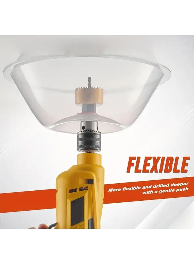 جامع غبار مثقاب الحفرة القابل للطي 11 42 بوصة محول التغيير السريع لقطع بلاط السقف والجدران الجافة - Image 5