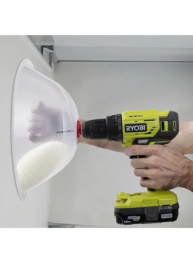 جامع غبار مثقاب الحفرة القابل للطي 11 42 بوصة محول التغيير السريع لقطع بلاط السقف والجدران الجافة - Image 2