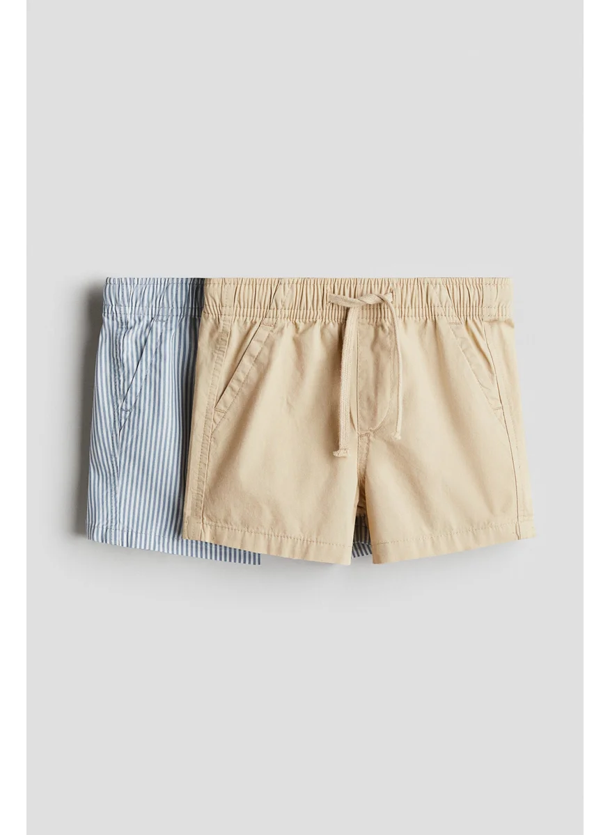 H&M 2-Pack Cotton Shorts