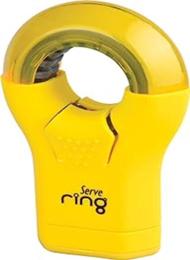Serve SV-Ring1FS Ring 2 in 1 Eraser and Sharpener - Yellow