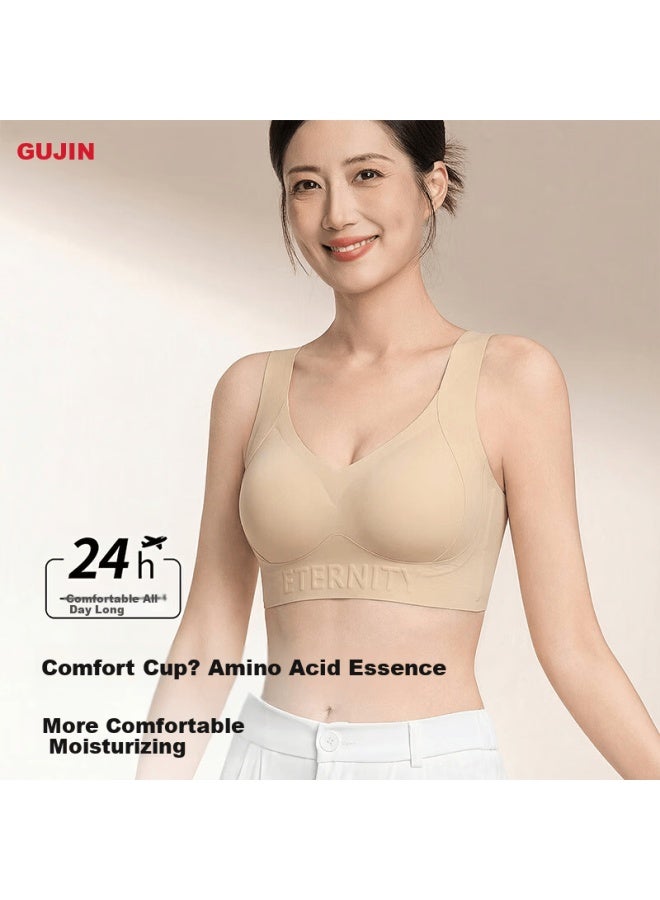 Gujin Foundation Liquid Bra Women's Small Chest Push-up Side Gathering Seamless Bra Women's Day Gift For Mom - Image 1