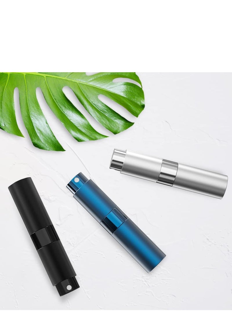RTYY - 3PCS Portable Mini Perfume Atomizer , 8ML Perfume Atomisers Refillable Travel Perfume Atomiser Bottles Atomiser Perfume Spray Bottle Travel Bottles with Funnel and Refill Pump for Travel, Vacation - Image 1