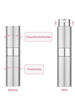 RTYY 3PCS Portable Mini Perfume Atomizer , 8ML Perfume Atomisers Refillable Travel Perfume Atomiser Bottles Atomiser Perfume Spray Bottle Travel Bottles with Funnel and Refill Pump for Travel, Vacation  - Image 3