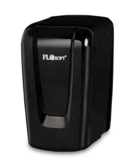 FLOSOFT Flosoft soap dispenser wall mount with key plastic hand sanitizer dispenser 650ML manual pump soap dispenser for gel and liquid black 