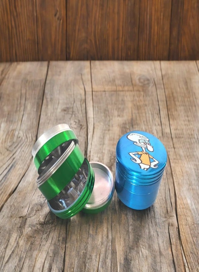 Turtuls Group Print Cartoon Crusher Blue Green Pack of-2 - Image 1