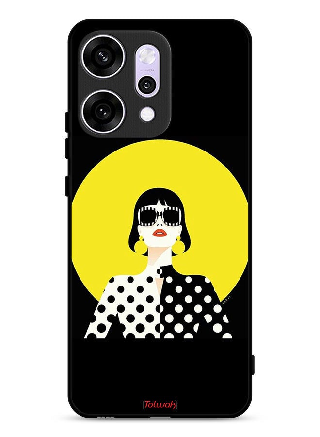 Tolwak Oppo Reno14 Pro Protective Case Cover Stylish Girl Art