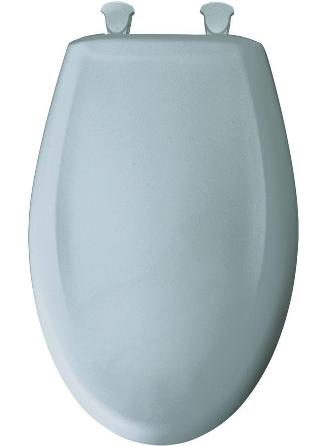 Bemis 200SLOWT 344 Lift-Off Plastic Round Slow-Close Toilet Seat, Heron Blue