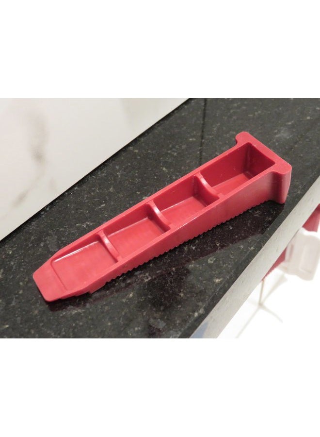 Perfect Level Master T-Lock - 100 red wedges - Professional Anti lippage Tile leveling system - (white T-Lock clips spacers not included and sold separately) by Tile - Image 3