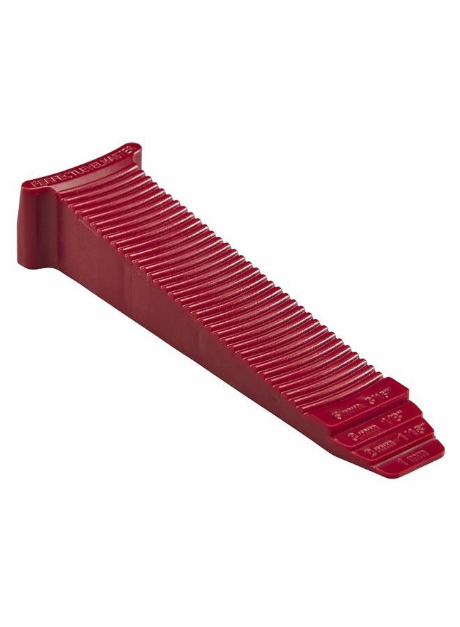 Perfect Level Master T-Lock - 100 red wedges - Professional Anti lippage Tile leveling system - (white T-Lock clips spacers not included and sold separately) by Tile - Image 1