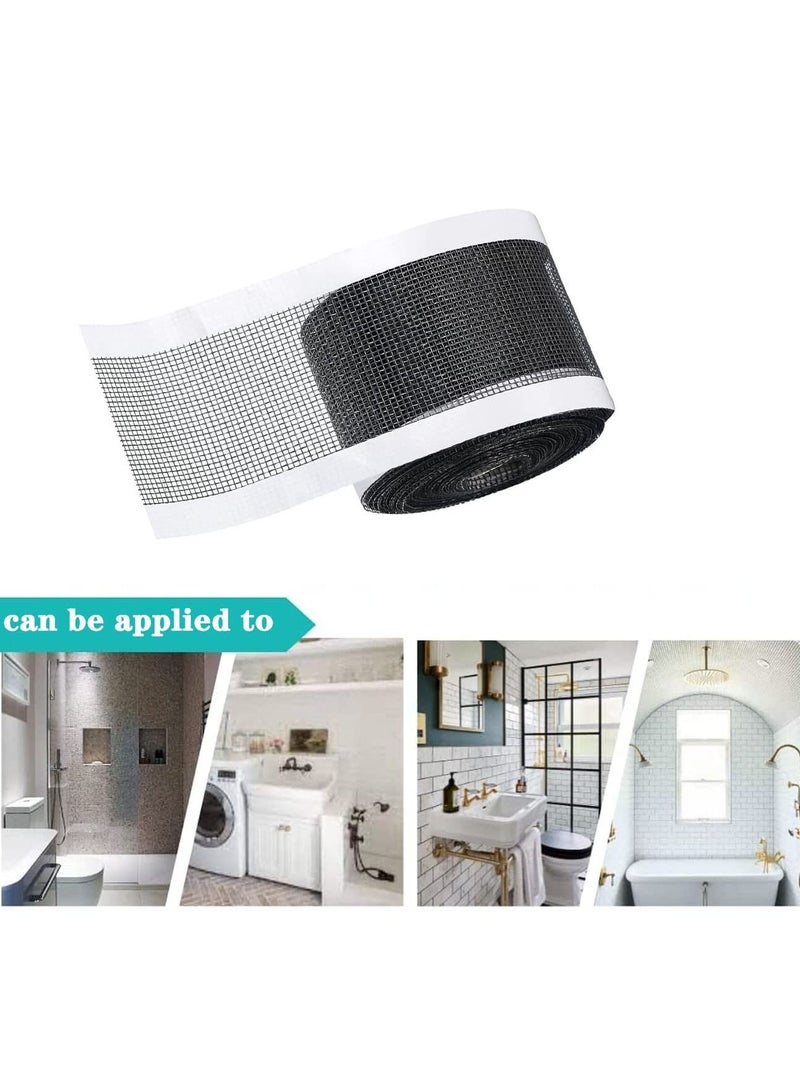 SYOSI Self-Adhesive Hair Filter Sticker, Disposable Shower Drain Adapter, Anti-Clog Kitchen Bathroom Drain Hair Drain Catcher, Door, Kitchen Sewage Grill Filter, Window Screen Repair Patch, - Image 3