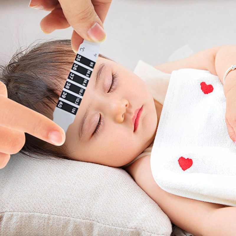 Fast-Updating Temperature Strips - Portable Reusable Temperature Thermometer for Home School Travel - Image 3