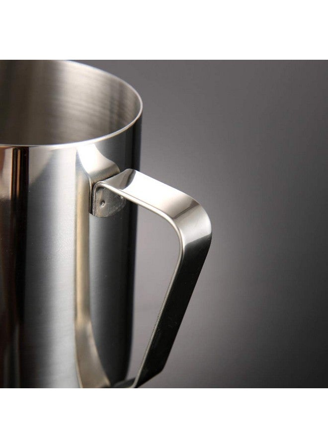 THW® Stainless Steel Milk Frothing Latte Pourer Cappuccino Coffee Jug, 1 Litre - Image 5