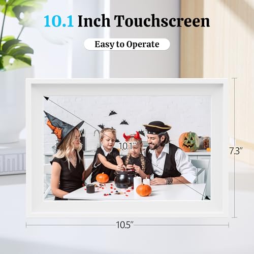 JEEJIA Digital Calendar, 10.1" HD Touchscreen AI Photo Restoration & Meal Planner Auto-Rotate Desktop Wall Mount for Family Home, To Do List, Duty Chart - Image 5