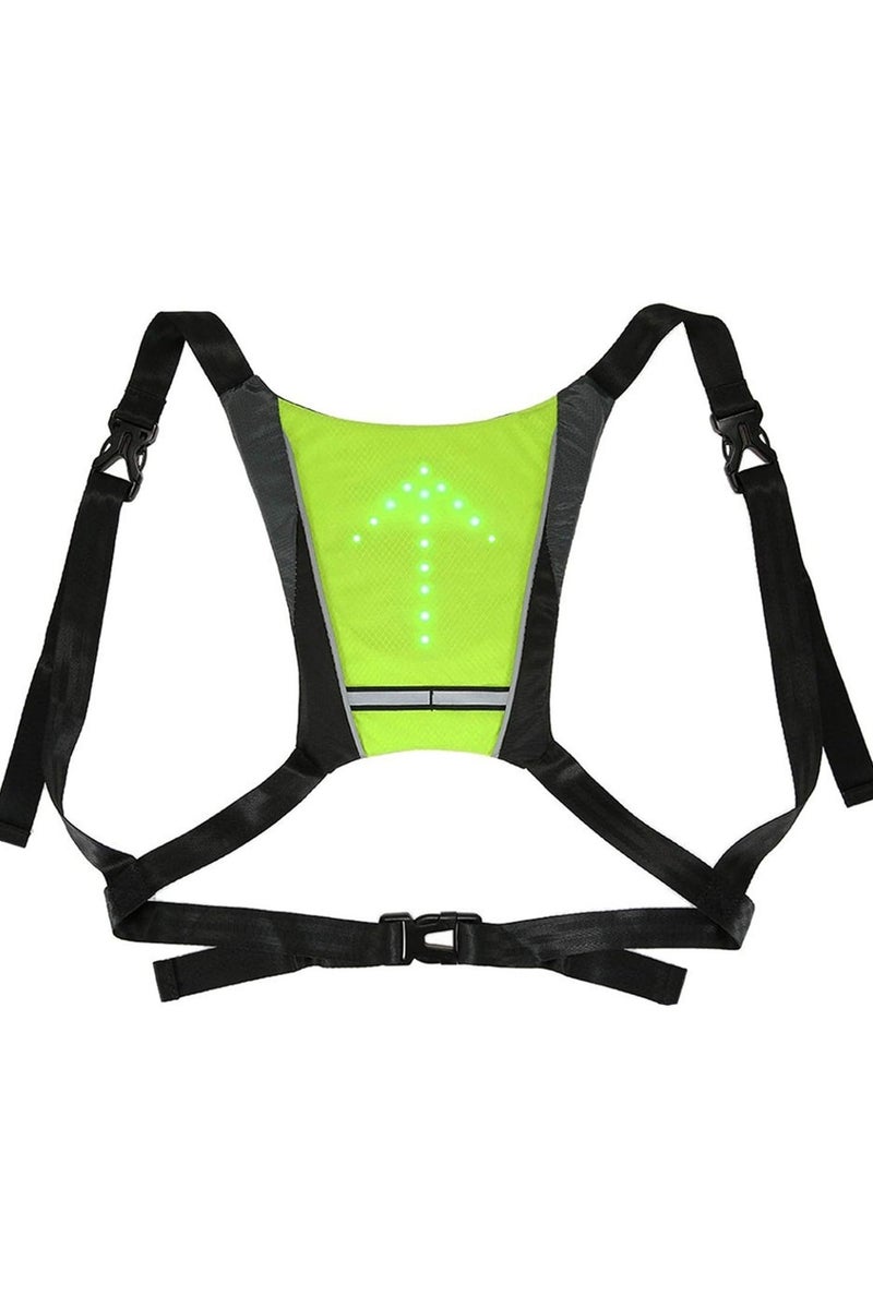 Alissa LED Turn Signal Safety Vest – USB Rechargeable Reflective Vest with Direction Indicator & Adjustable Straps for Night Running, Cycling, Walking, E-Scooters & More - Image 1