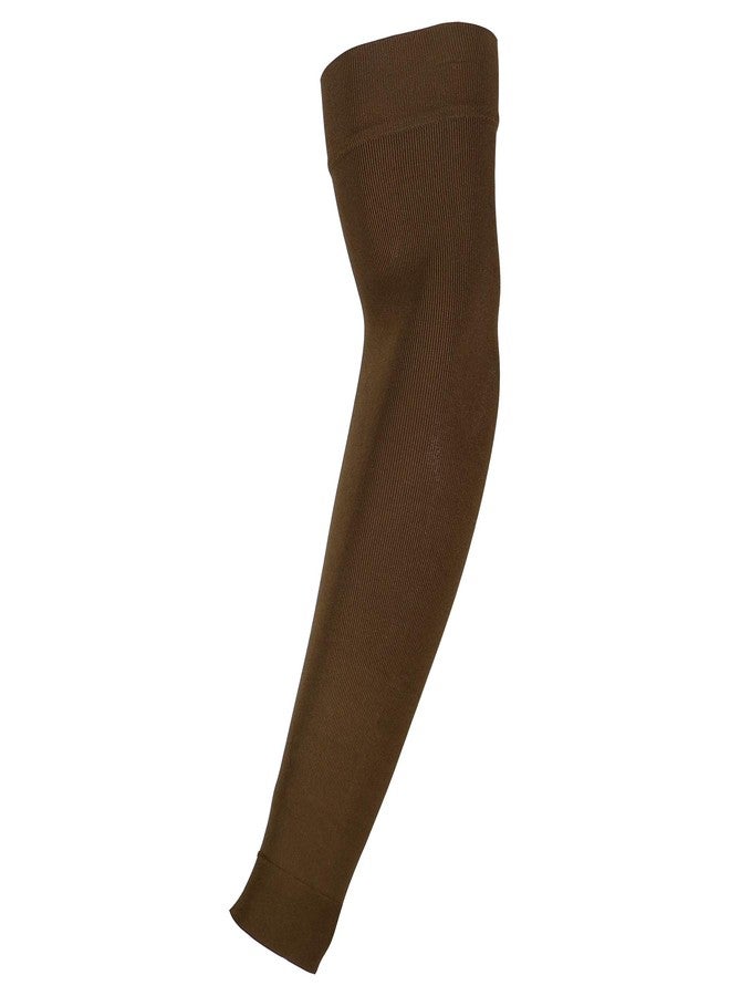 Truform Lymphedema Compression Arm Sleeve, 20-30 mmHg Post Mastectomy Support, Brown, Small - Image 2