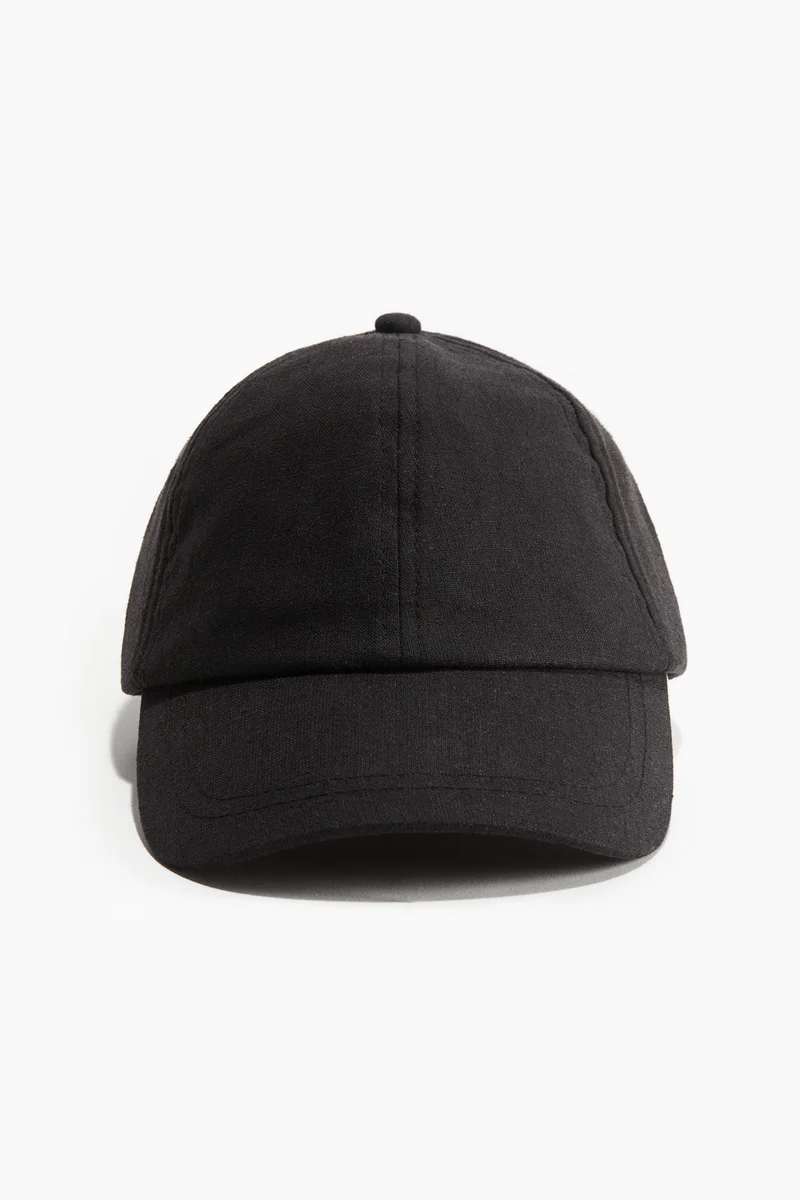 اتش اند ام Linen-blend cap
