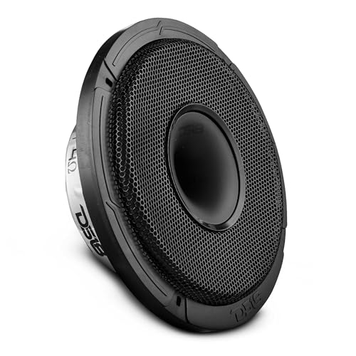 DS18 PRO-HY8.4MSL 8 Inches Shallow Hybrid Mid-Range Car Audio Loudspeaker with Built-in Driver and Grill Included 400W Max 200W RMS 4 Ohms (1 Speaker) - Image 1