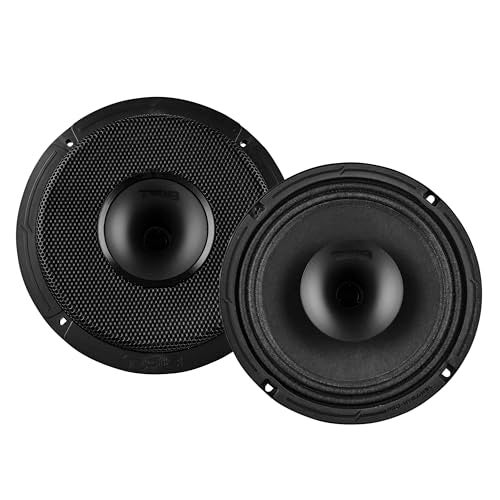 DS18 PRO-HY8.4MSL 8 Inches Shallow Hybrid Mid-Range Car Audio Loudspeaker with Built-in Driver and Grill Included 400W Max 200W RMS 4 Ohms (1 Speaker) - Image 5