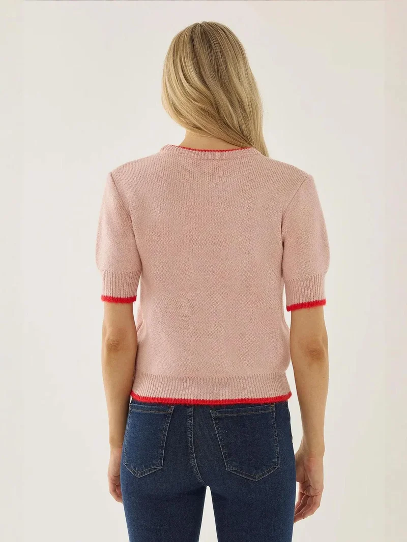 HICCUP Contrast Knitted Sweater