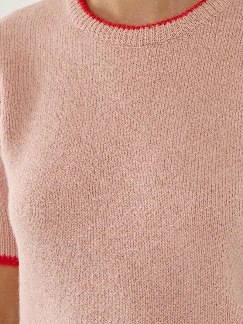 HICCUP Contrast Knitted Sweater