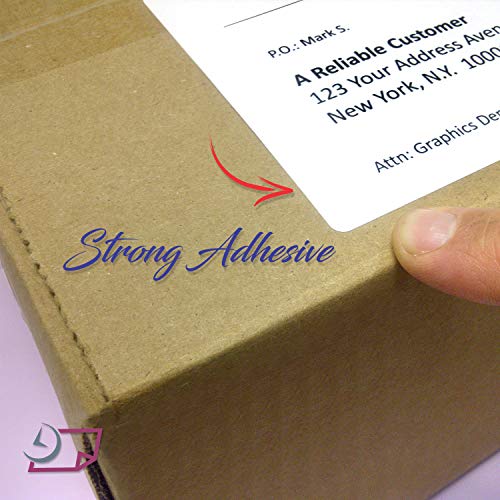 NextDayLabels - Integrated Label/Laser Form with Label Combination (2 Labels of 3-1/2 x 1-1/2" Each/Pack of 250) - Image 5