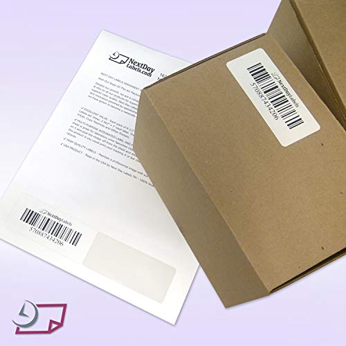 NextDayLabels - Integrated Label/Laser Form with Label Combination (2 Labels of 3-1/2 x 1-1/2" Each/Pack of 250) - Image 3