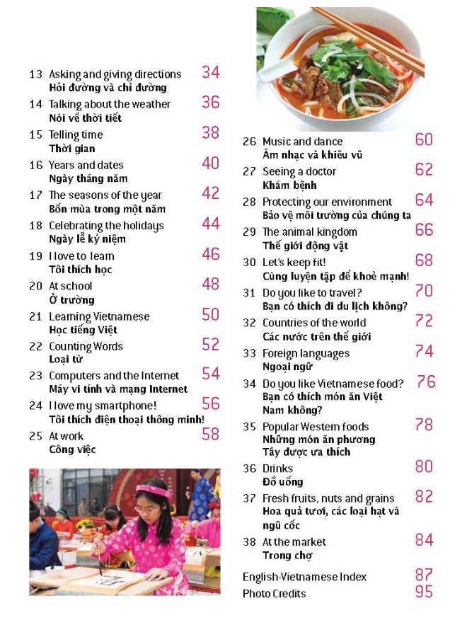 Vietnamese Picture Dictionary: Learn 1,500 Vietnamese Words and Expressions - For Visual Learners of All Ages (Includes Online Audio) - Image 4