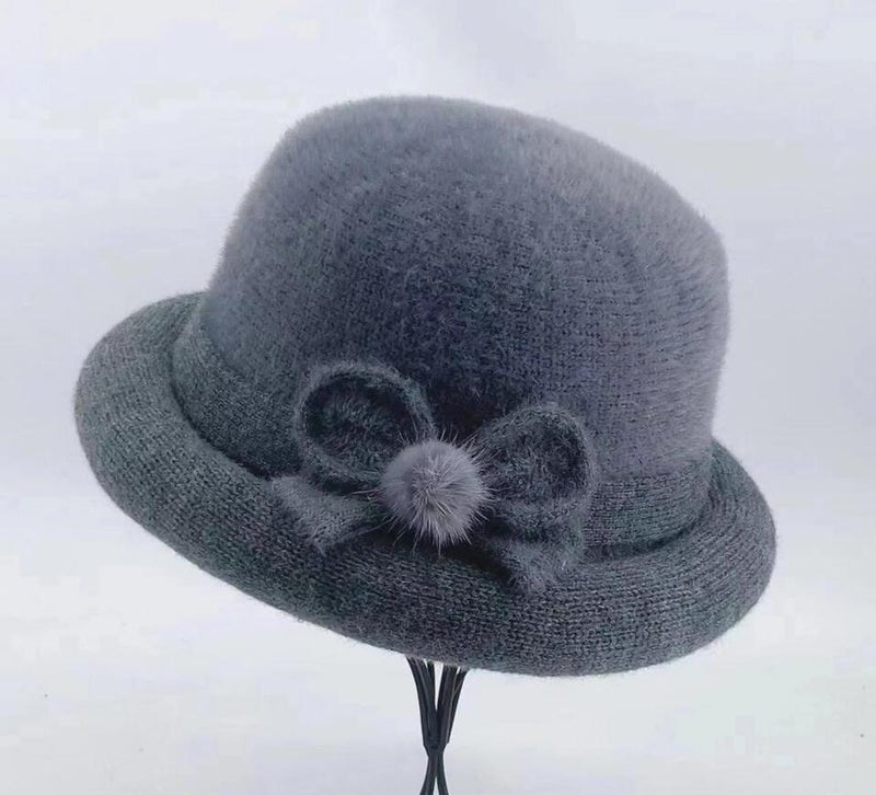 Knit Hat Women Winter Star Drawstring Warm Beanie Hat - Image 4