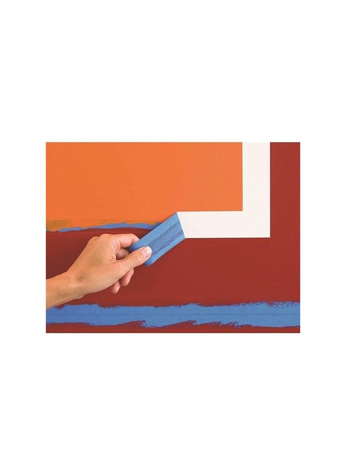 Generic - Scotch Blue 2090-24EC Paint Masking Tape, Easy Peel Original Paint Masking Tape, 0.94" x 60 yd (24mm x 54.8mm), for use on multiple surfaces; For walls, ceilings, metal and wood surfaces, refill/reel 1 - blue - Image 1