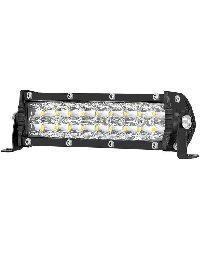 شريط إضاءة LED رفيع 7 بوصة للشاحنات، مصابيح ضباب LED إضافية للقيادة على الطرق الوعرة 10-60 فولت، 60 واط 6000 لومن، شريط إضاءة مقاوم للماء للسيارات، مناسب للجرارات، والمركبات الرباعية، ومركبات UTV، ومركبات RZR، ومركبات التحكم عن بعد، وعربات جز العشب، وعربات الجولف، والدراجات الكهربائية. - Image 1