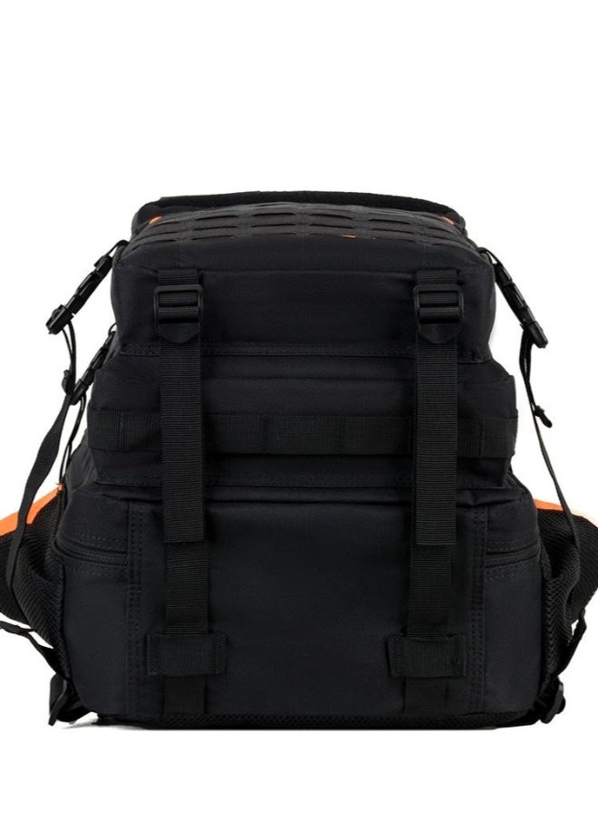 ProflexFitness Large Tactical Bag for Gym and Budget Travel + Proflex Fitness Tactical Backpack 45L – Made from Waterproof Oxford 900D, Available in Black and Orange  - Image 4