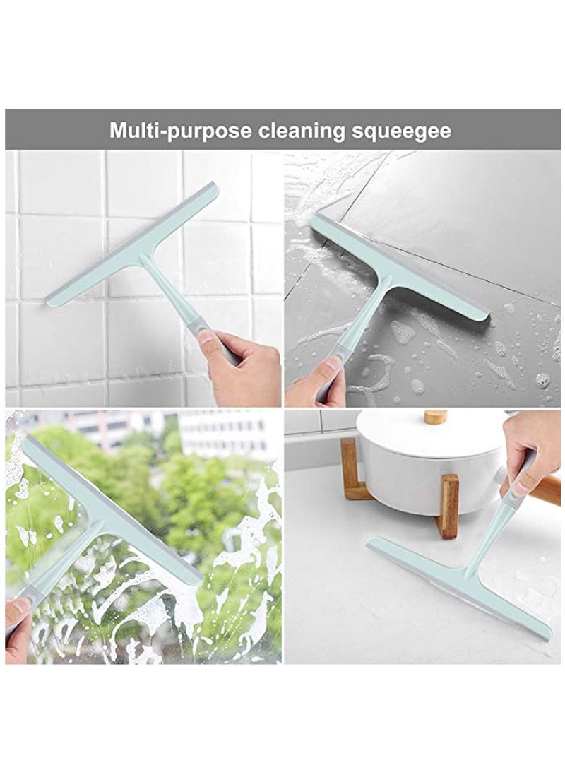 KASTWAVE 3 Pack of Squeegee for Shower, Hand Held Rubber Glass Shower Squeegee, with Hanging Hole Squeegee for Shower, Glass Door, Car Windows, Multifunctional Squeegee Tool - Image 2