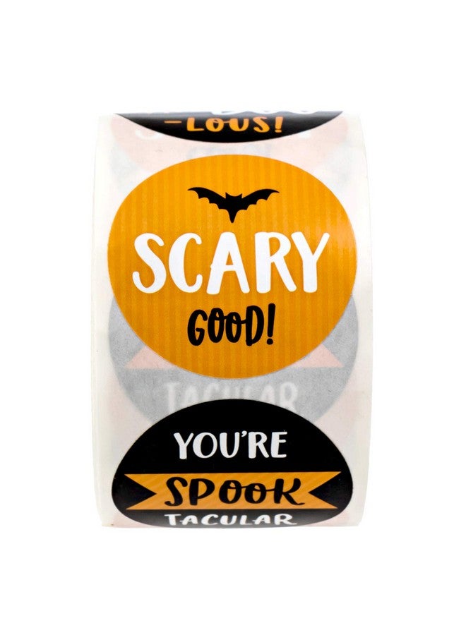 SBlabels Spooky Sweet Halloween Stickers / 500 Encouraging Autumn Labels / 6 Alternating Fall Designs / 1.5" Diameter School Envelope Seals/Made In The Usa - Image 4