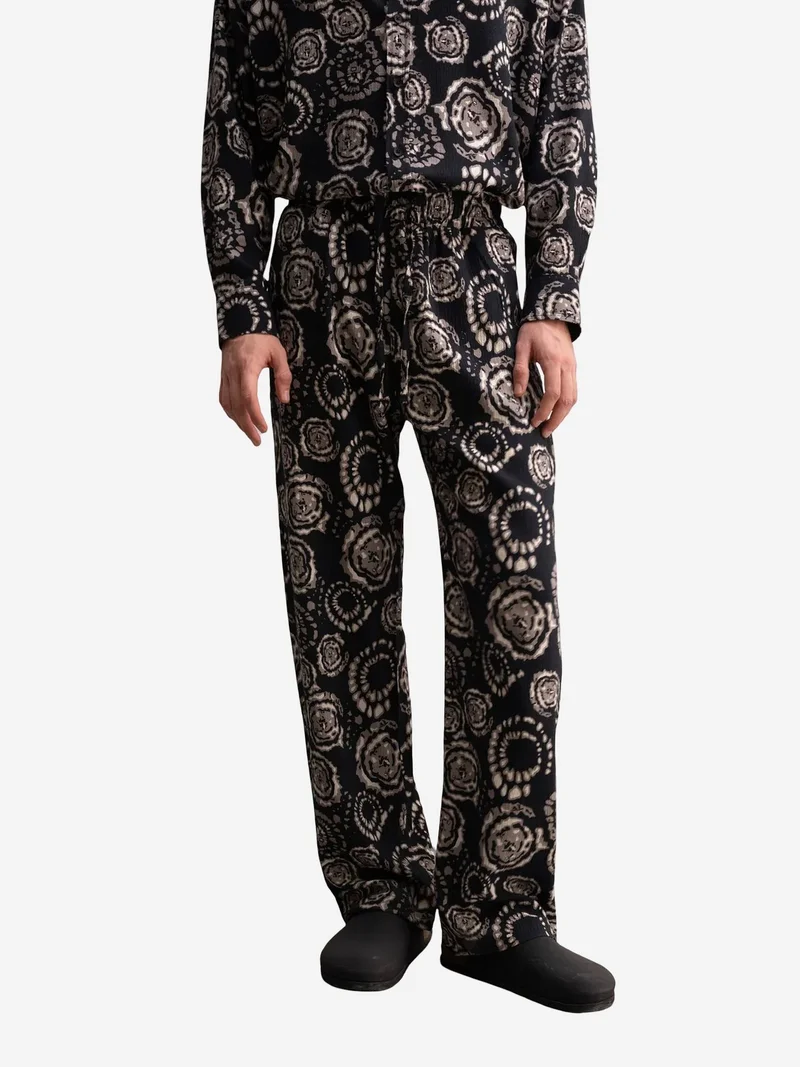 GIESTO Wide Leg Relaxed Fit Pants