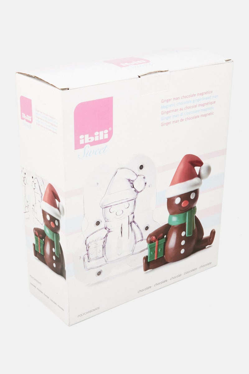 ibili Snowman 3D Magnetic Praline Mold, Transparent  - Image 3
