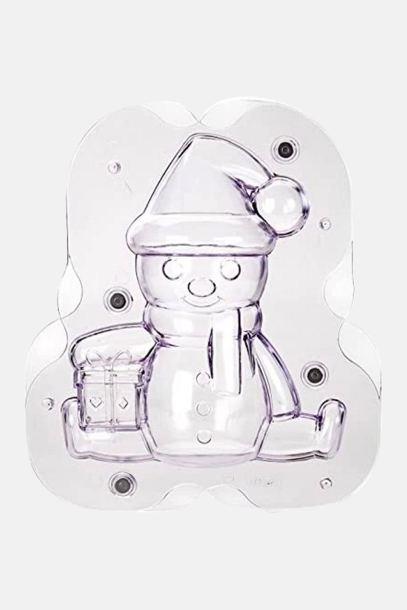 ibili Snowman 3D Magnetic Praline Mold, Transparent  - Image 4