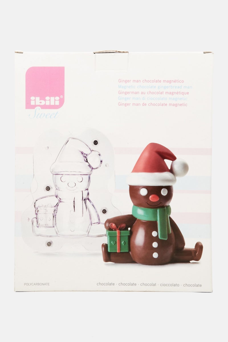 ibili Snowman 3D Magnetic Praline Mold, Transparent  - Image 1