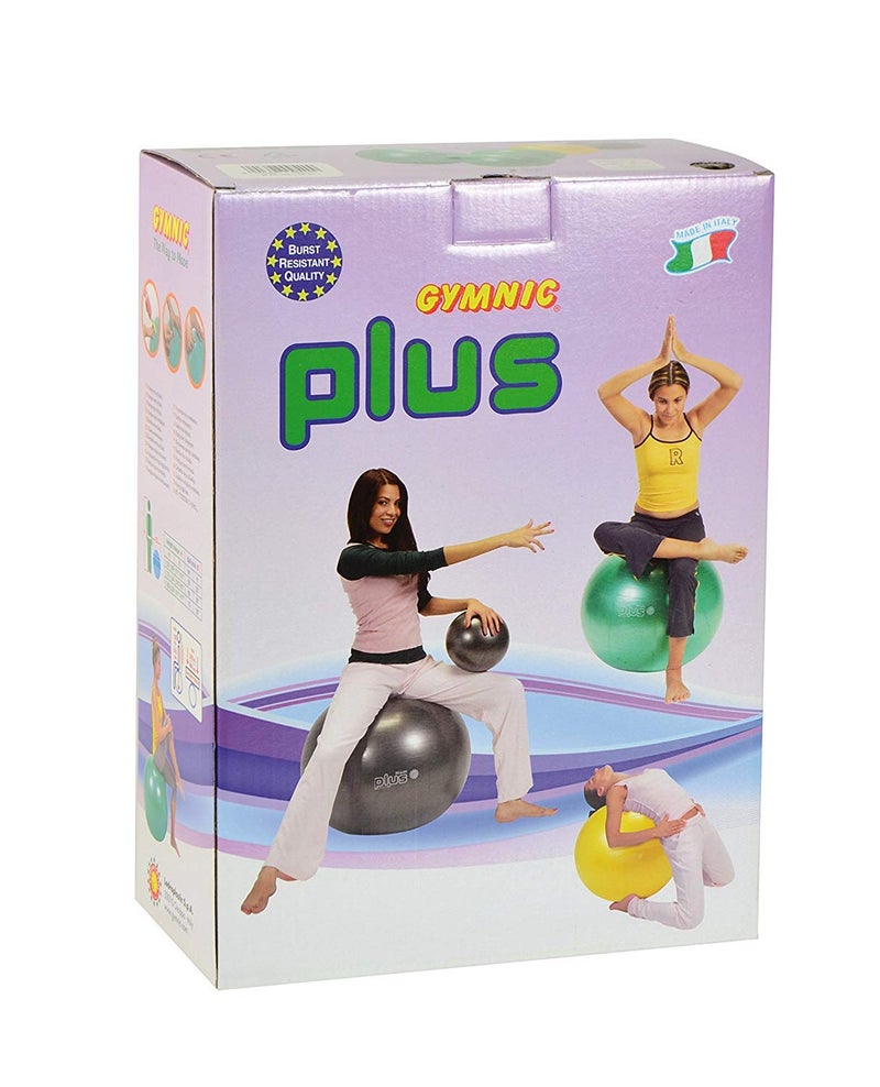 Gymnic Plus Burst-Resistant Exercise Ball, Green (75 cm) - Image 2